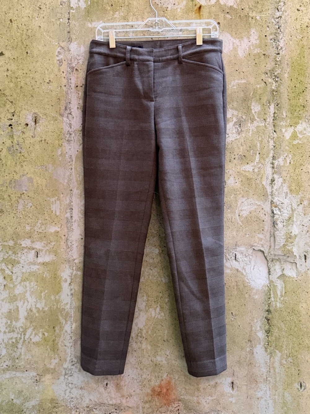 Brooks Brothers Houndstooth Dress Pants, Brown / Black, 4